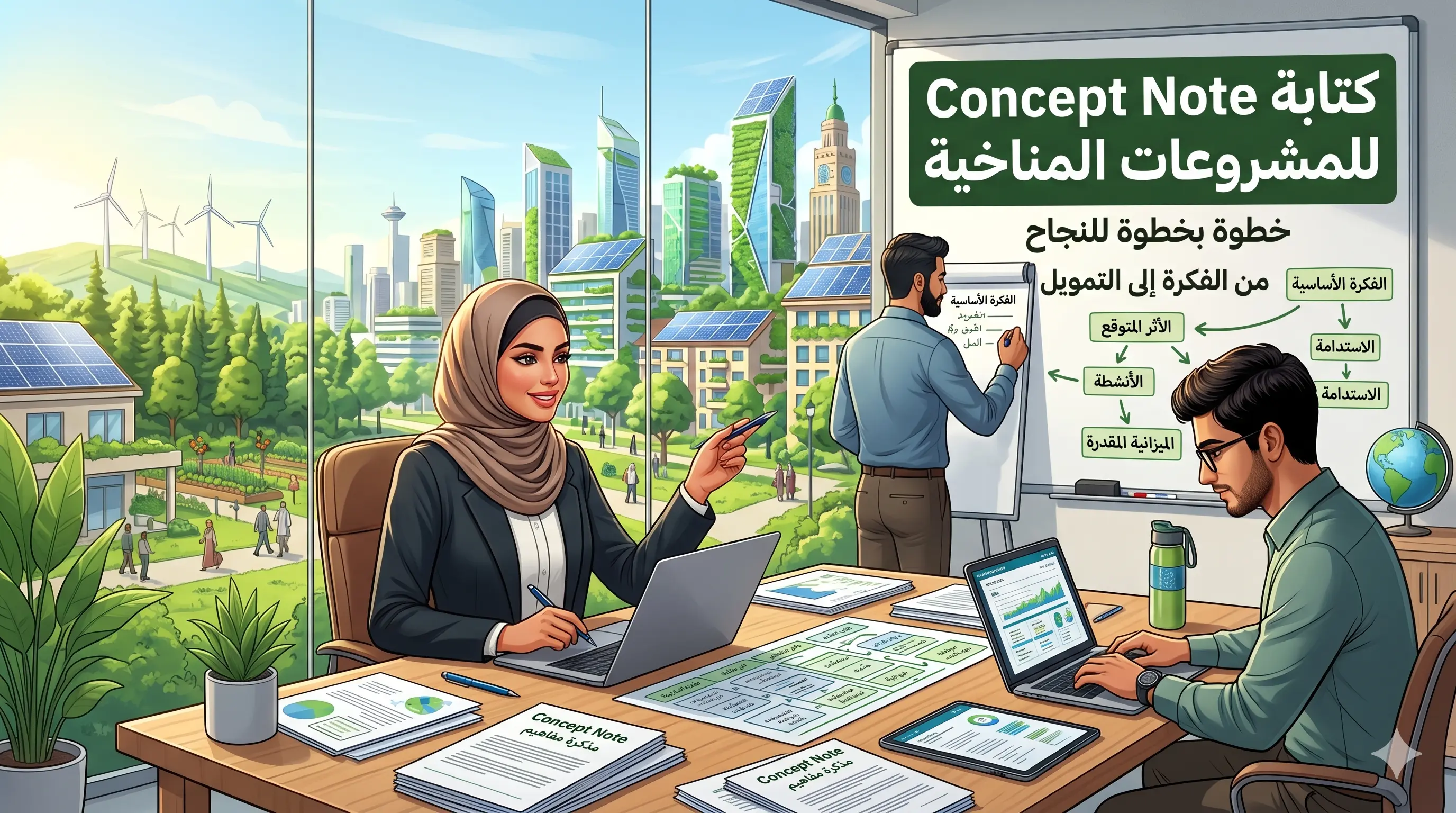 كتابة Concept Note للمشروعات المناخية