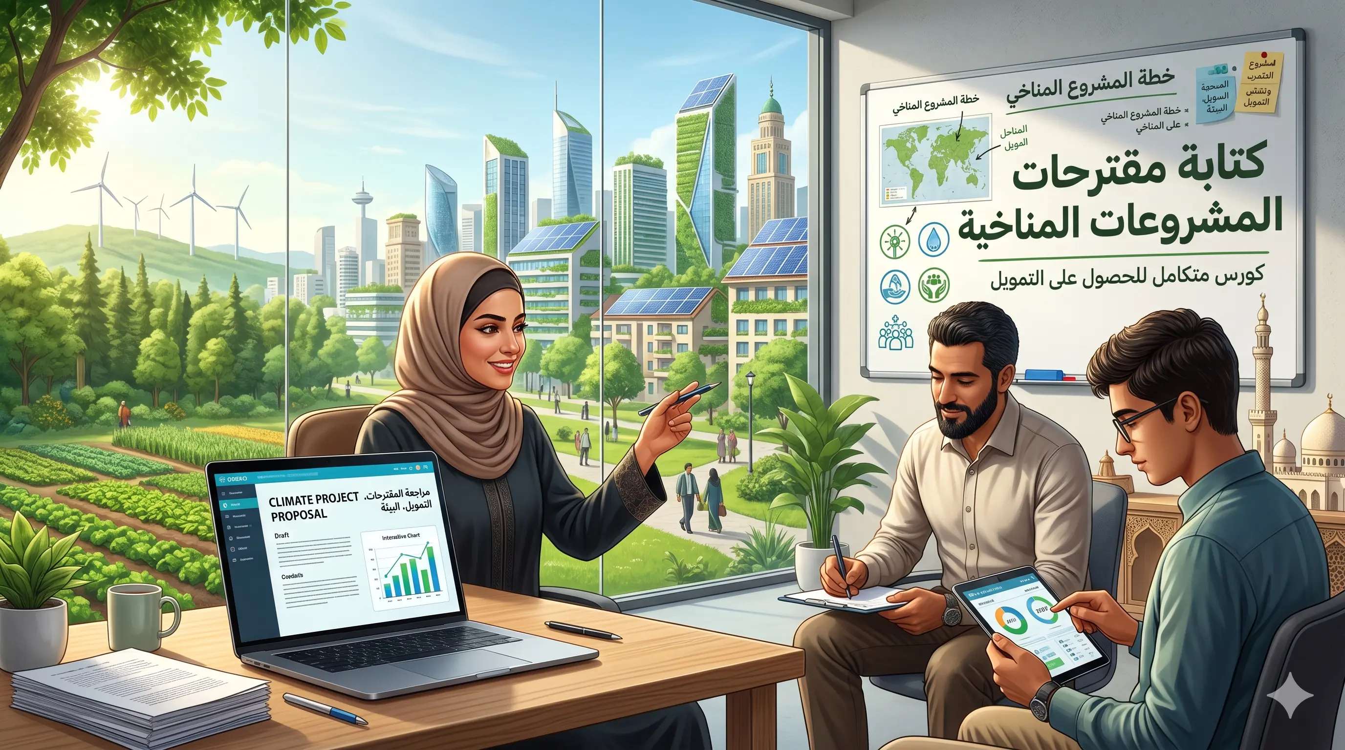كتابة مقترحات المشروعات المناخية